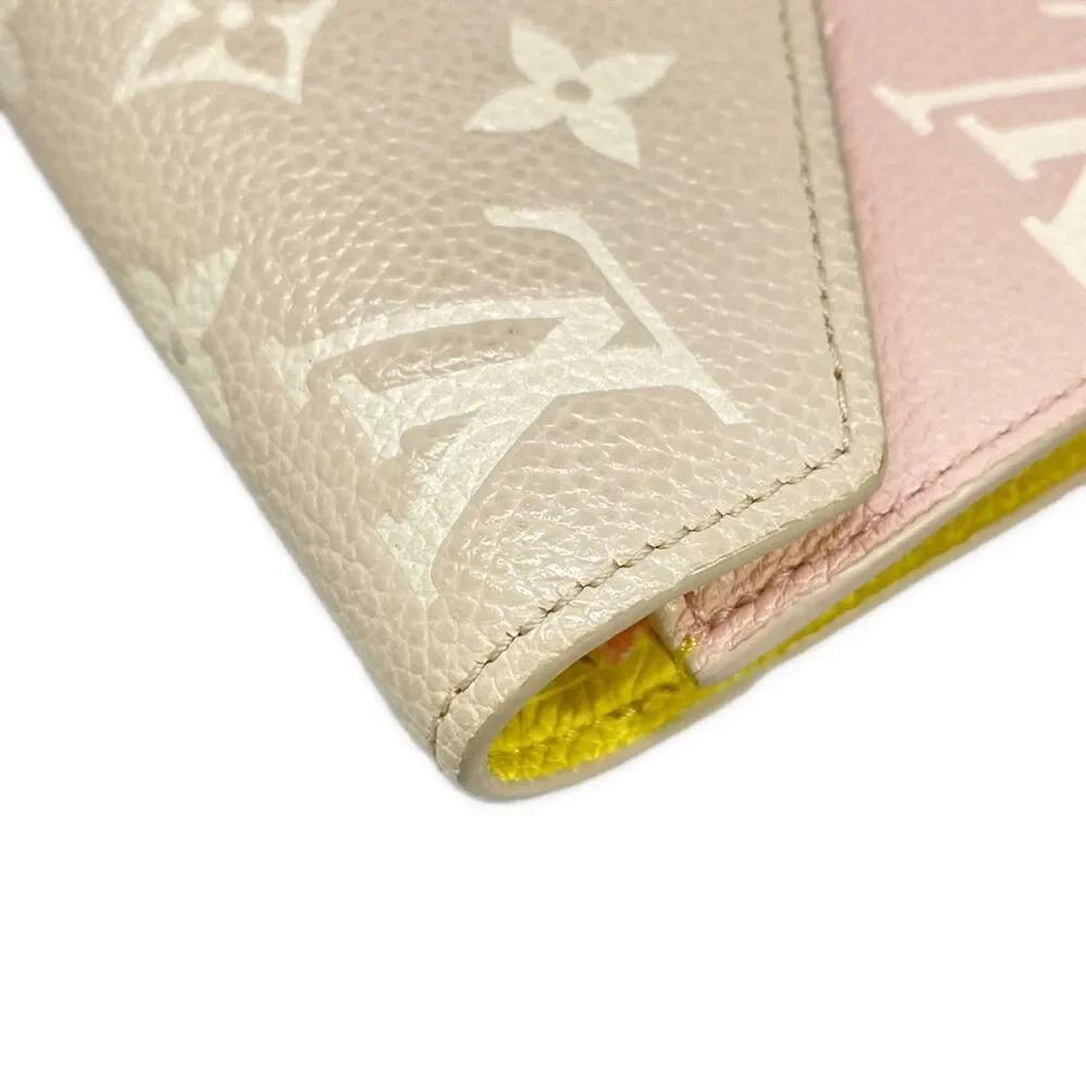 Louis Vuitton Portefeuille Victorine Bicolor Monogram Amplant Trifold Wallet